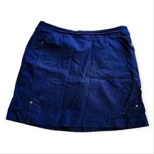 Coconut Row Quick Dry Navy Mini Skirt 12